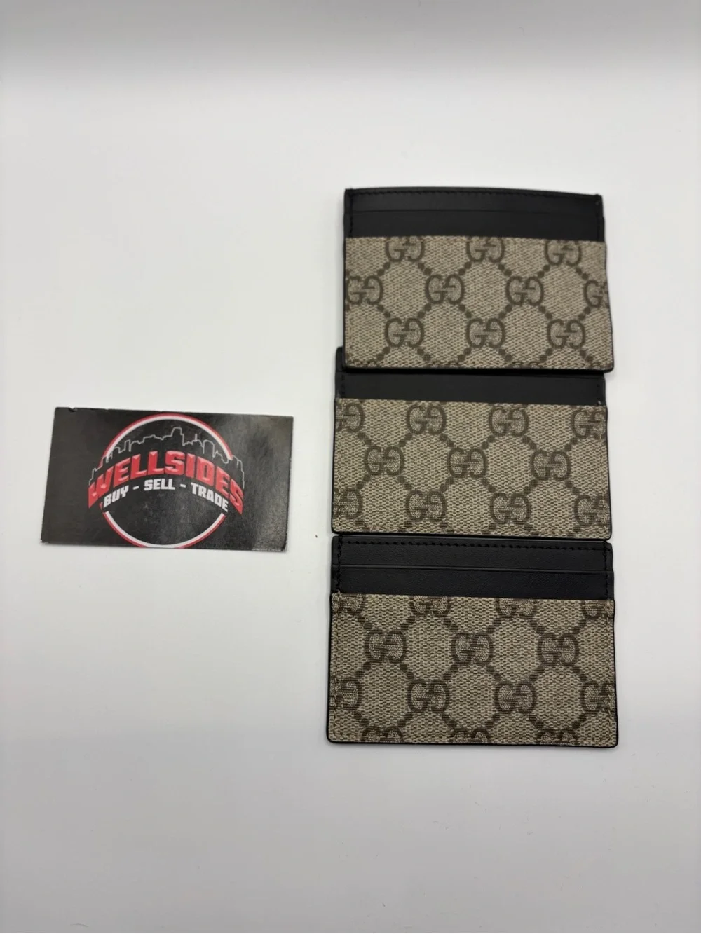 Gucci GG Black Supreme Cardholder